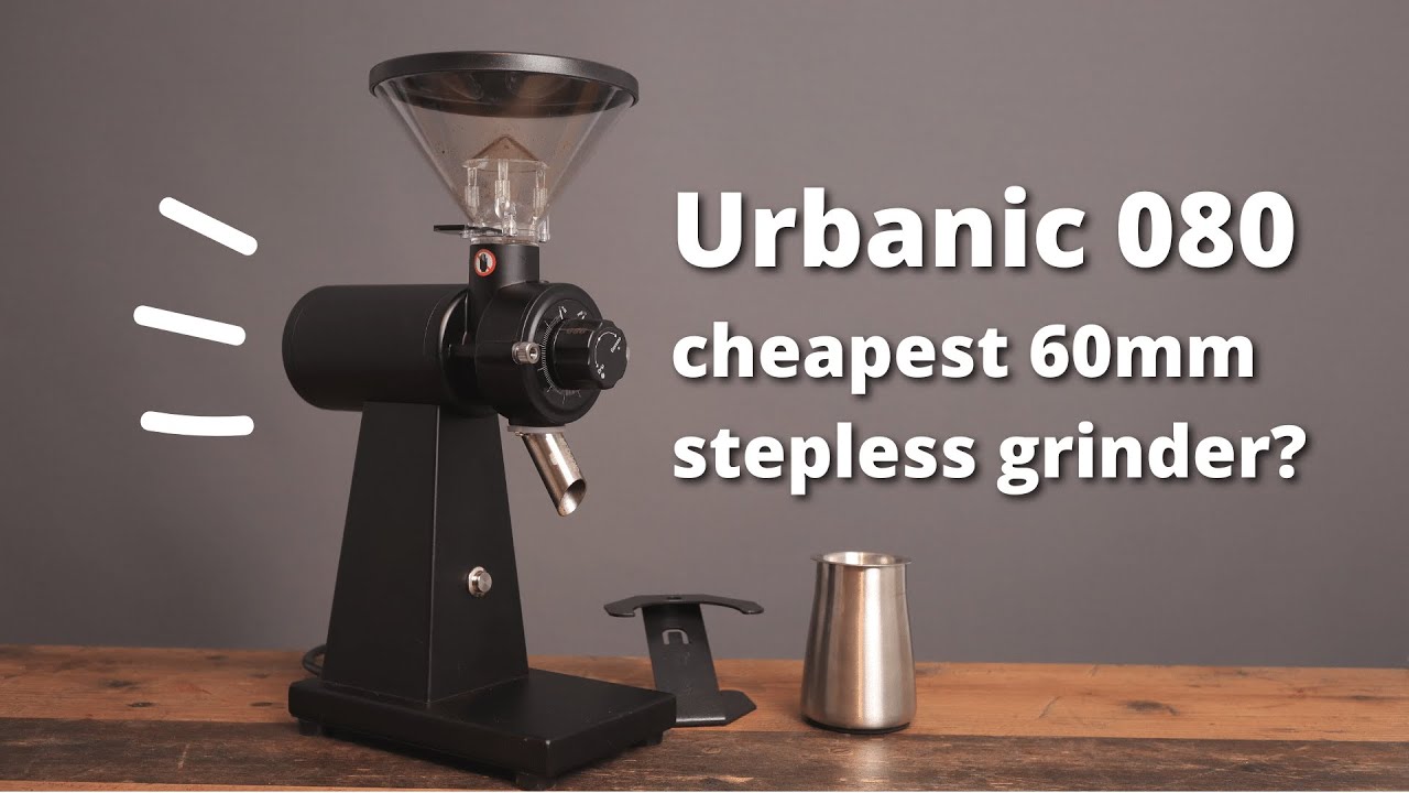 Macinacaff&egrave; Urbanic 080, 100 Regolazioni, Lame Piatte In Titanio 60mm, Nero, Made In Korea, Nuovo