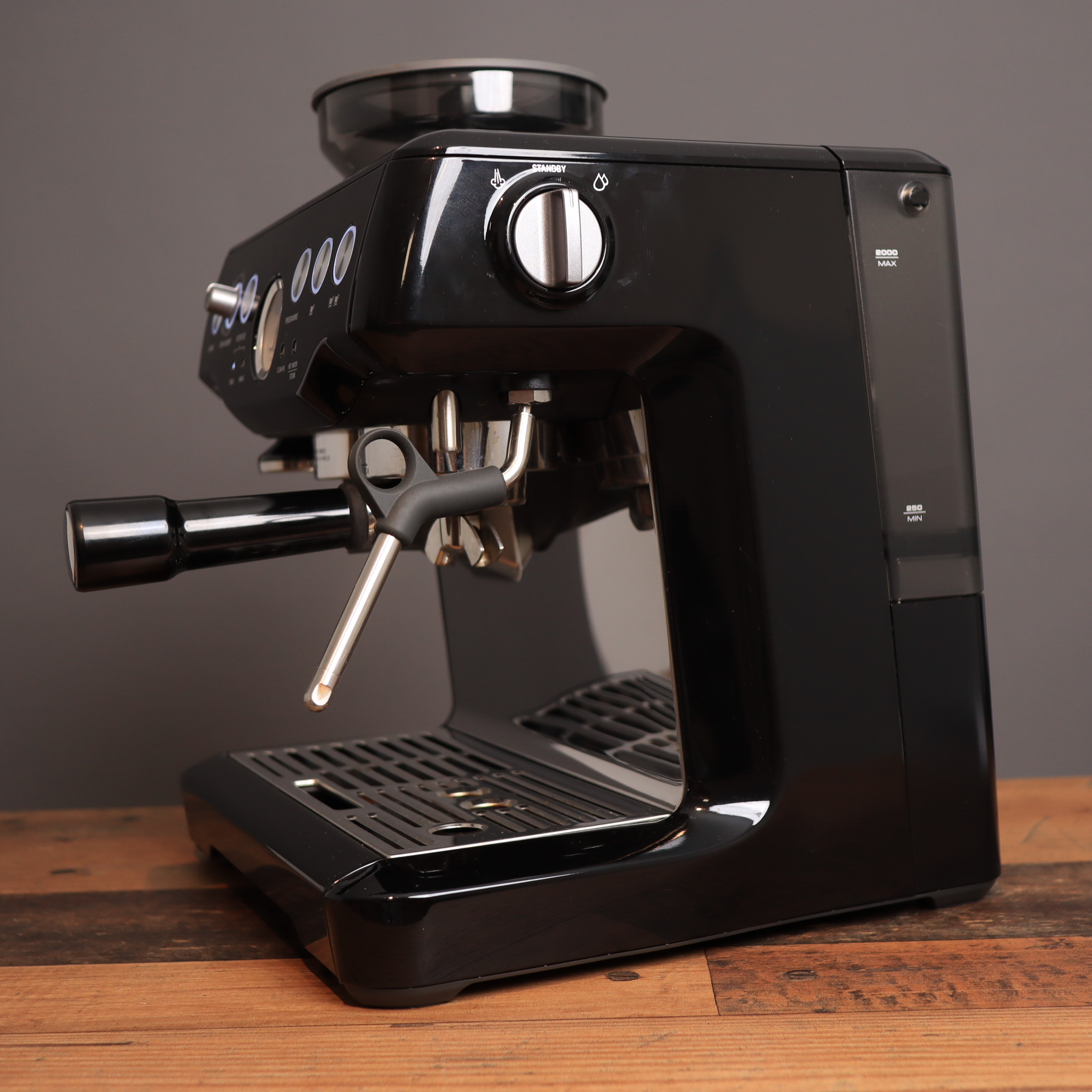 Breville Barista Express from the right side