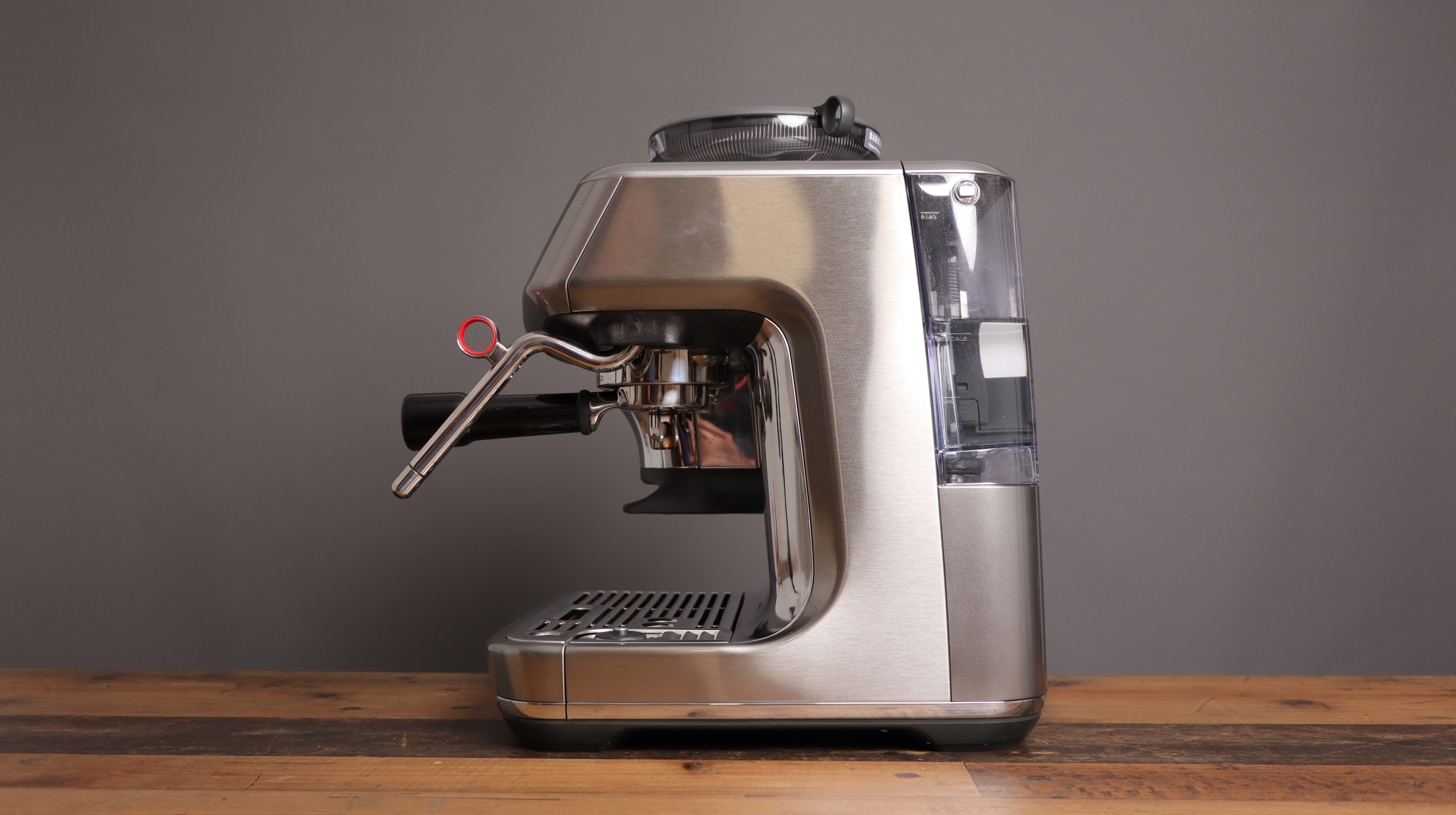 Side view of Breville Barista Touch Impress