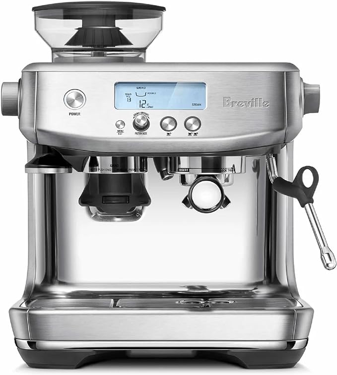 Front view of Breville Barista Pro espresso machine