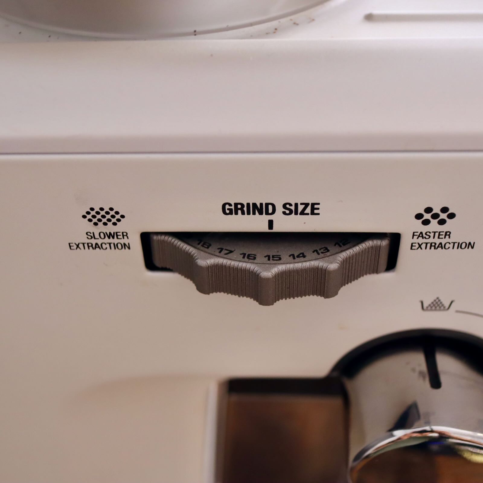 The Breville Barista Express Impress has 25 grind settings