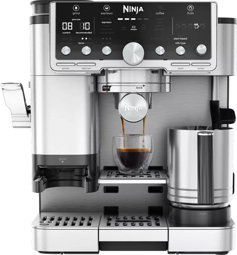 Ninja ES701 espresso machine with tamper
