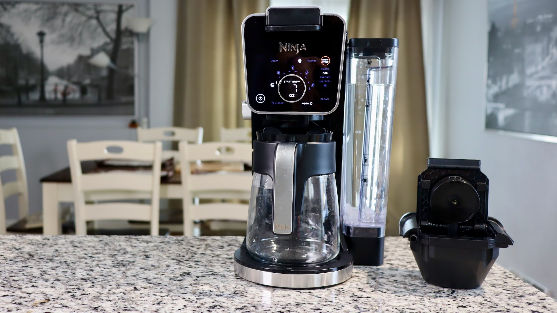 Ninja DualBrew Pro – Front Front side of Ninja DualBrew Pro coffee machine