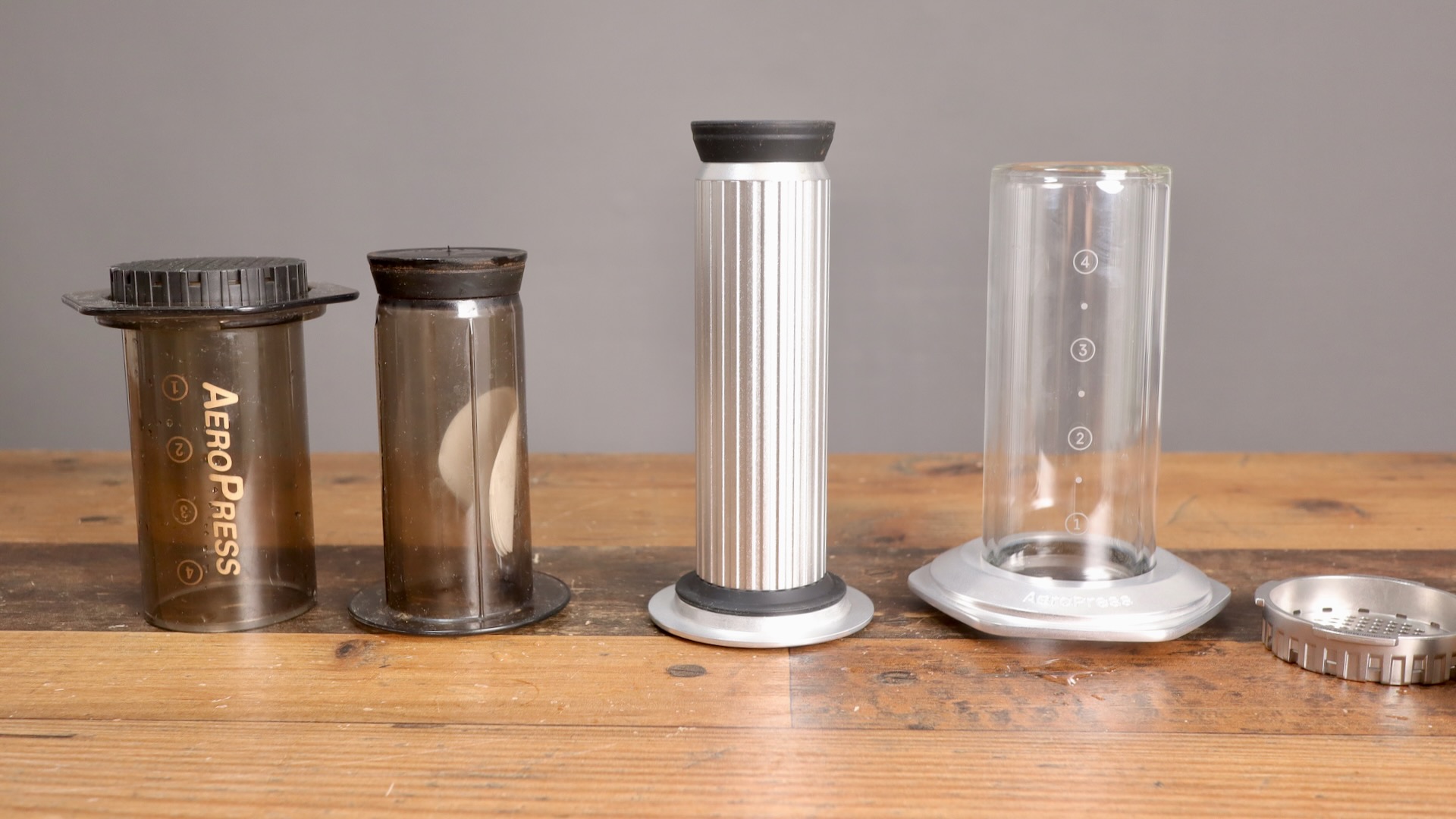 Kunststoff- vs. Nicht-Plastik-AeroPress