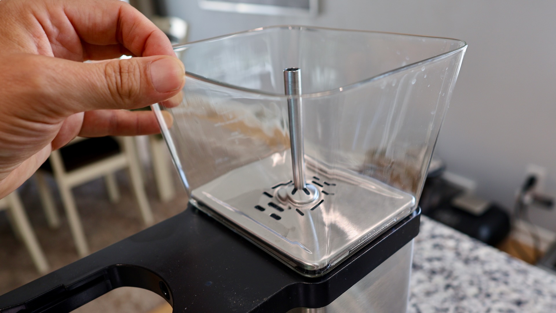 Glass water carafe on the SimplyGoodCoffee