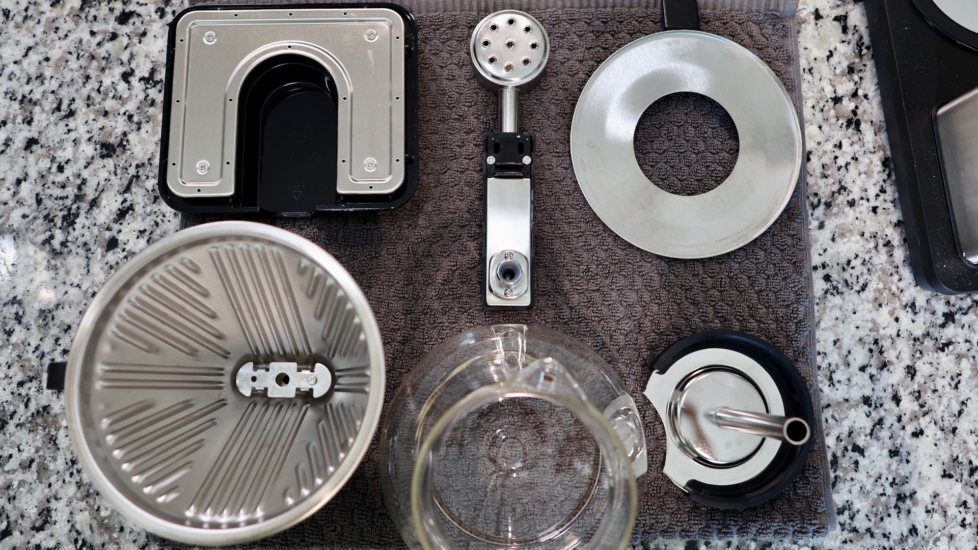 Stainless steel parts on the SimplyGoodCoffee